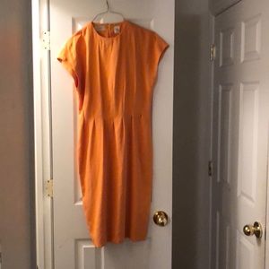 Liz Claiborne mustard colored dress.
